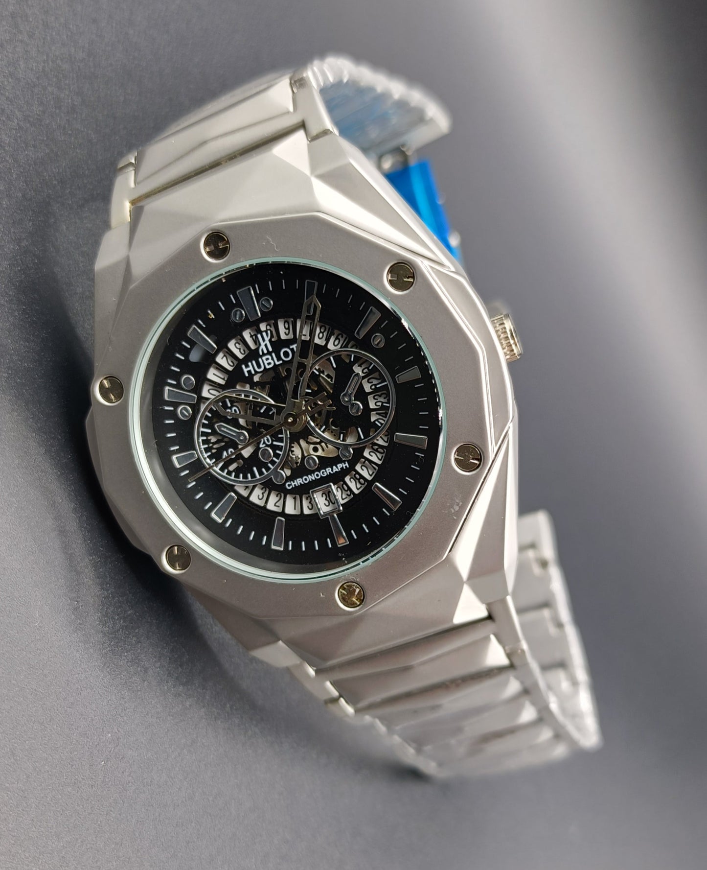 Hublot Watch with Black Dial & Date