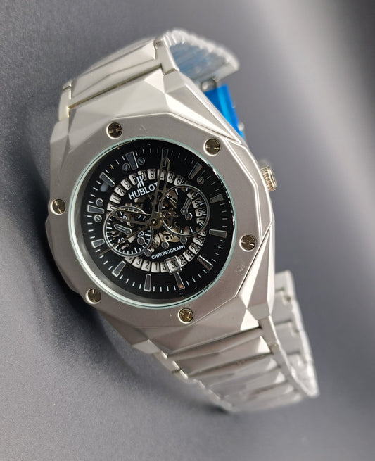 Hublot Watch with Black Dial & Date