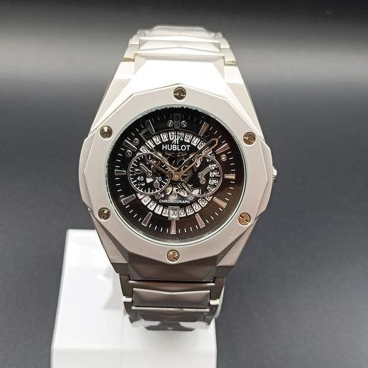 Hublot Watch with Black Dial & Date