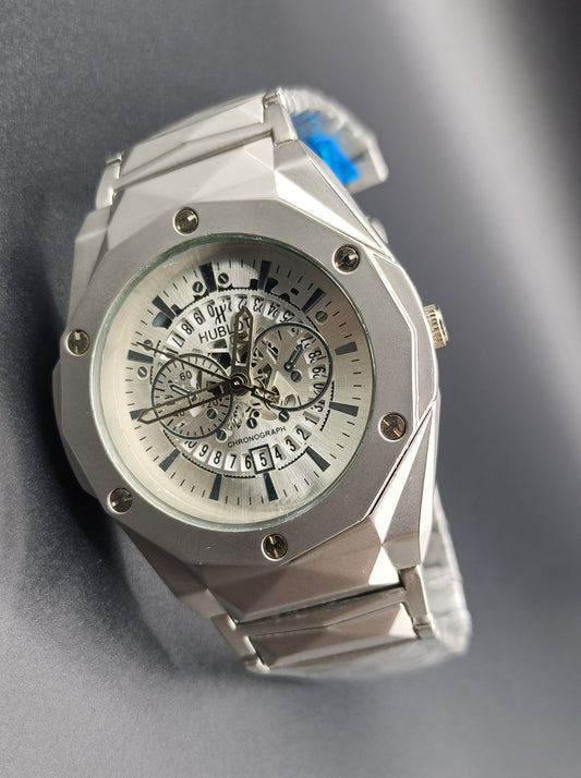 Hublot Watch with White dial & Date