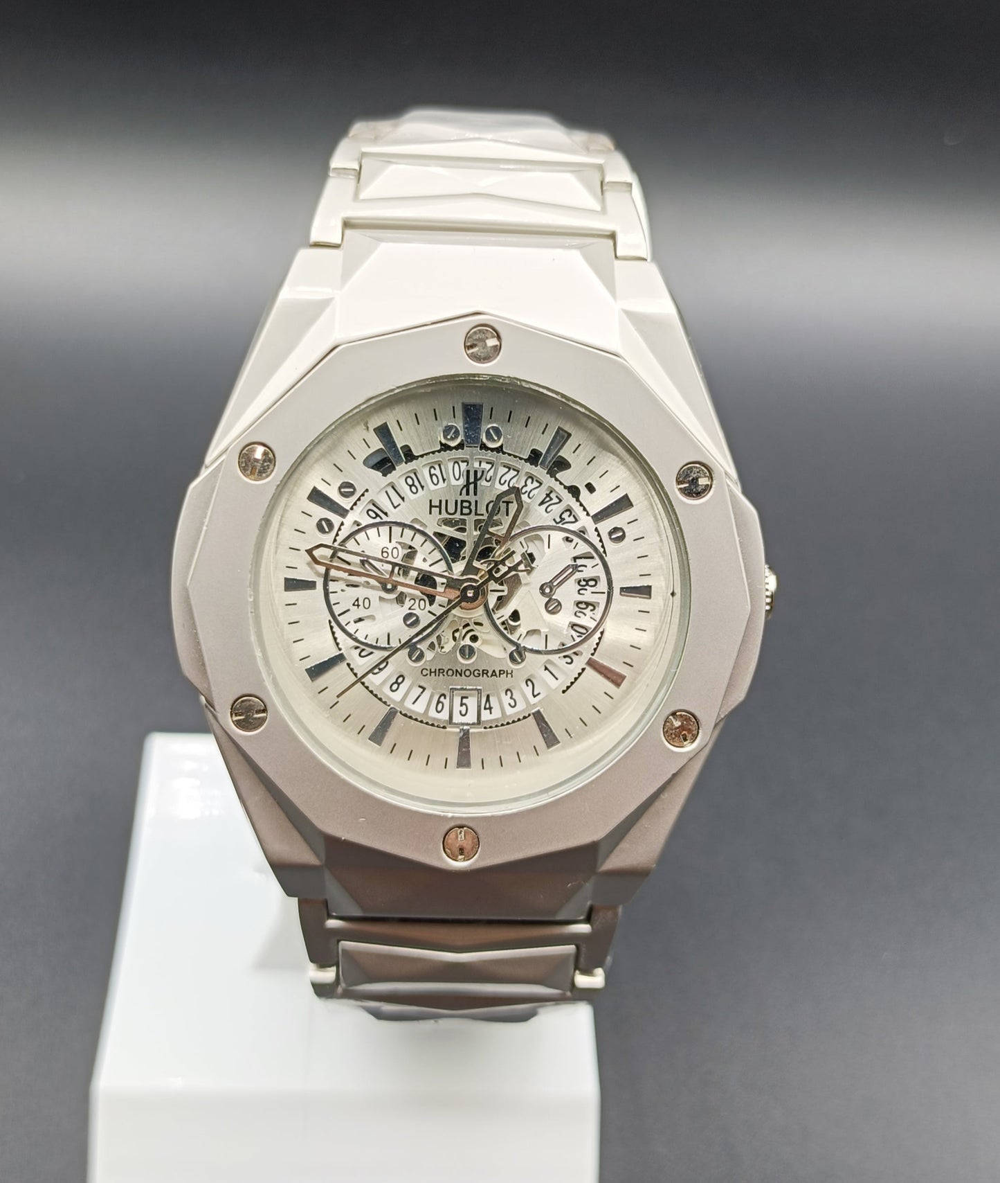 Hublot Watch with White dial & Date