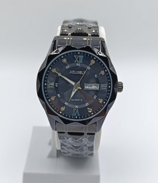 Hoursly Watch Ceramic Chain with Date & Day