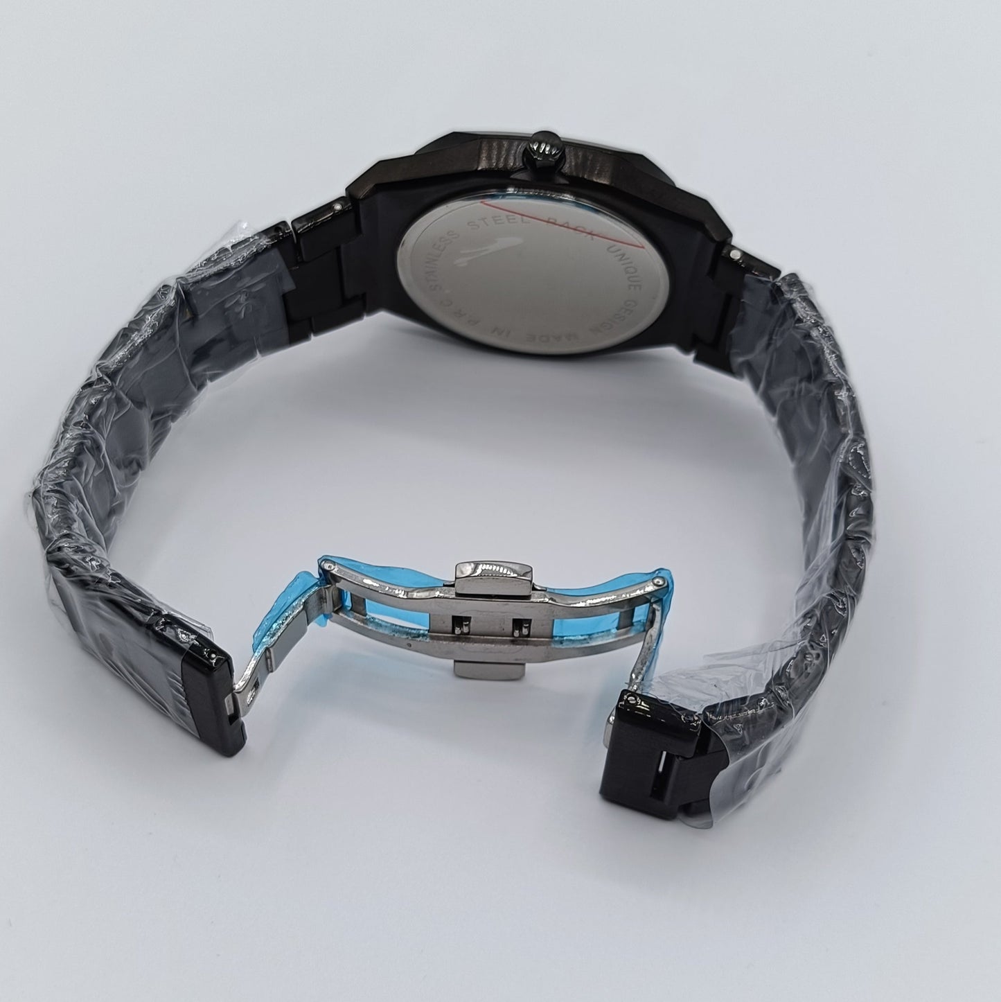 Black Arabic Stainless steel Aura watch