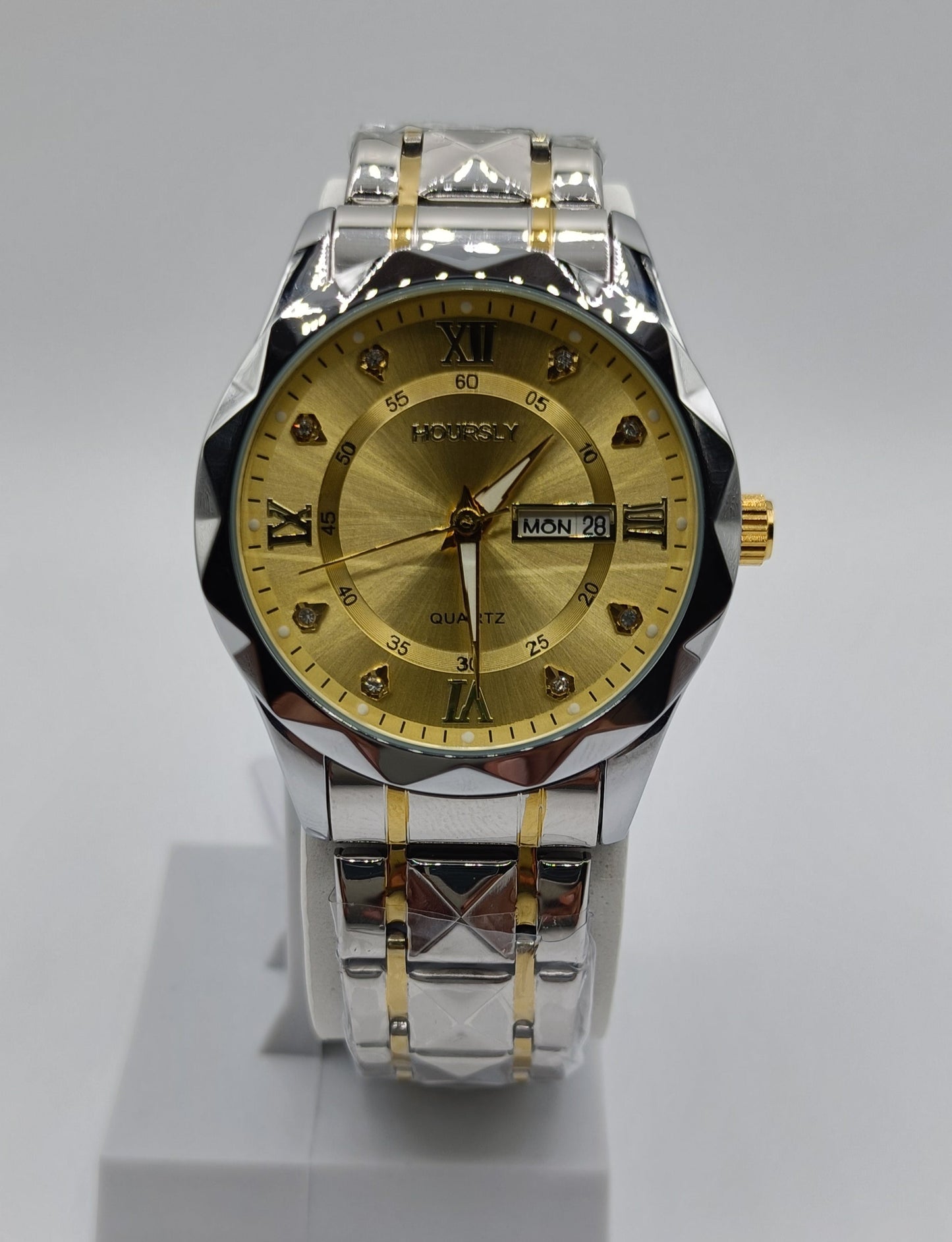 Hoursly Watch Ceramic Chain with Date & Day