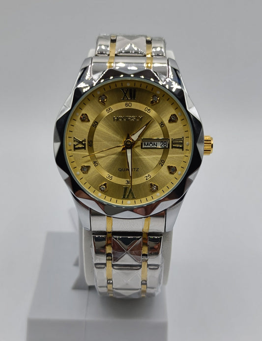 Hoursly Watch Ceramic Chain with Date & Day